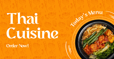 Thai Cuisine Facebook ad Image Preview