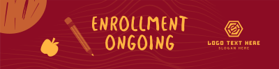 Enrollment Ongoing LinkedIn banner Image Preview