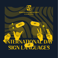 Sign Languages Day Celebration Instagram post Image Preview