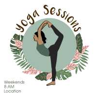 Yoga Sessions Instagram Post Design
