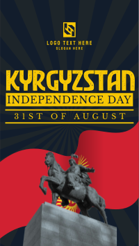 Kyrgyzstan National Day TikTok Video Design