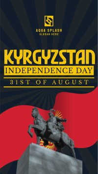 Kyrgyzstan National Day TikTok Video Image Preview