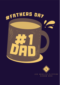 Father's Day Coffee Flyer Design