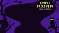 Spooky Halloween Zoom background Image Preview
