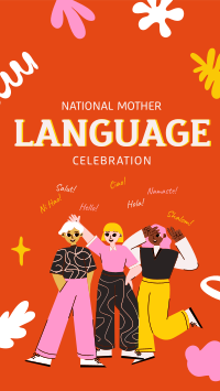 Celebrate Mother Language Day TikTok Video Image Preview