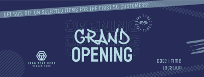Street Grand Opening Facebook cover Image Preview