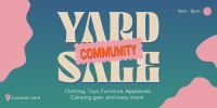 Yard Community Sale Twitter Post Design