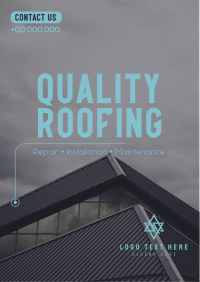 Quality Roofing Flyer Image Preview
