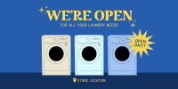 Laundry Store Hours Twitter post Image Preview