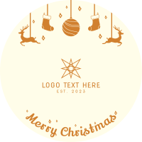 Christmas Ornaments YouTube Channel Icon Design