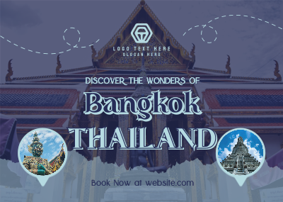 Thailand Travel Tour Postcard Image Preview