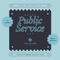 Modern Nostalgia Public Service Day Instagram post Image Preview
