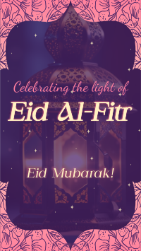 Eid Al Fitr Lantern Instagram Reel Image Preview