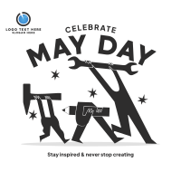 May Day Walks Instagram Post Design