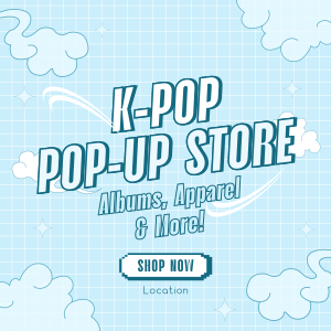 Kpop Pop-Up Store Instagram post Image Preview