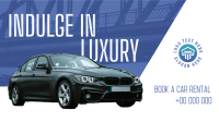 Luxury Car Rental Facebook Event Cover Design