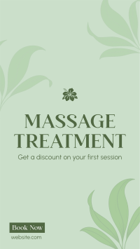 Massage Therapy Service Instagram reel Image Preview