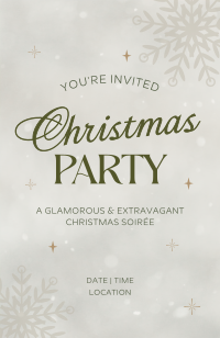 Minimalist Christmas Party Invitation Preview