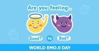 Emoji Day Poll Facebook Ad Design