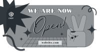 We Are Now Open Facebook ad Image Preview