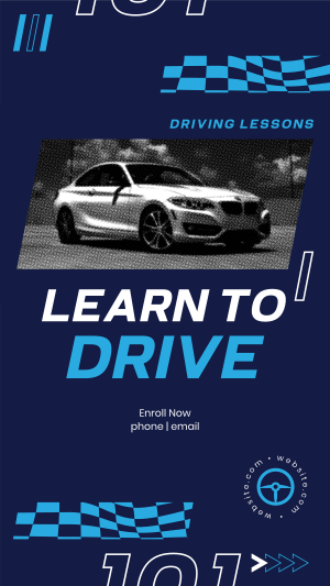 Your Driving School Facebook story Image Preview