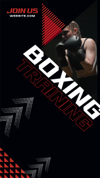 Join our Boxing Gym Instagram reel Image Preview