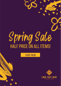Fun Spring Sale Flyer Design