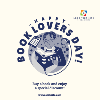 Book Lovers Day Sale Instagram Post Design