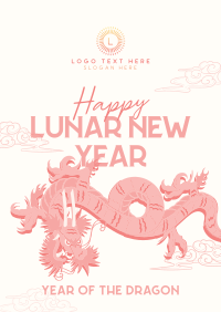 Lunar Year Chinese Dragon Poster Image Preview
