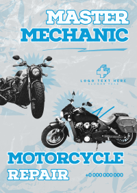 Motorcycle Repair Flyer Preview