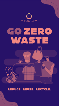 Practice Zero Waste TikTok video Image Preview