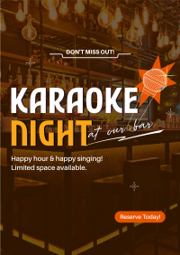 Reserve Karaoke Bar Flyer Image Preview