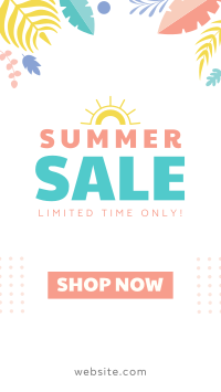 Super Summer Sale Instagram Story Design