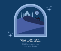 Eid Al Fitr Desert Facebook post Image Preview