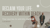 Peaceful Sobriety Support Group Animation Design
