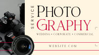 Photography Service Facebook event cover Image Preview