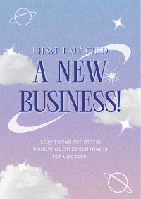 Startup Business Launch Poster Design