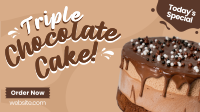 Triple Chocolate Cake Animation Design