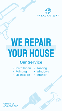 Your House Repair Instagram story Image Preview