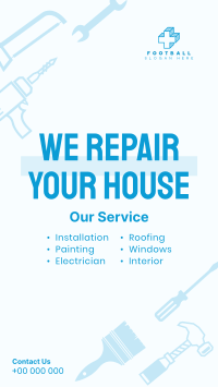 Your House Repair Instagram story Image Preview