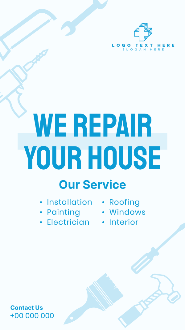 Your House Repair Instagram Story Design Image Preview