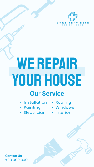 Your House Repair Instagram story Image Preview