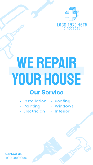 Your House Repair Instagram story