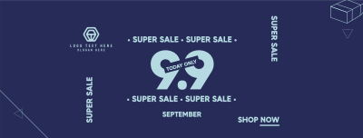 Super Sale 9.9 Facebook cover Image Preview