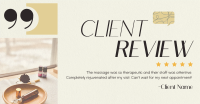 Spa Client Review Facebook ad Image Preview