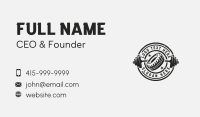 Tire Barbell Weights Business Card Preview