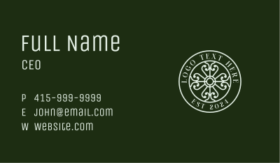 Christian Church Cross Chapel Business Card Image Preview