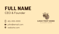 Cowboy Hat Skull Business Card Image Preview