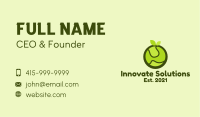 Abstract Green Fruit Business Card Image Preview