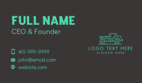 Minimalist Jeep Vehicle Business Card Image Preview